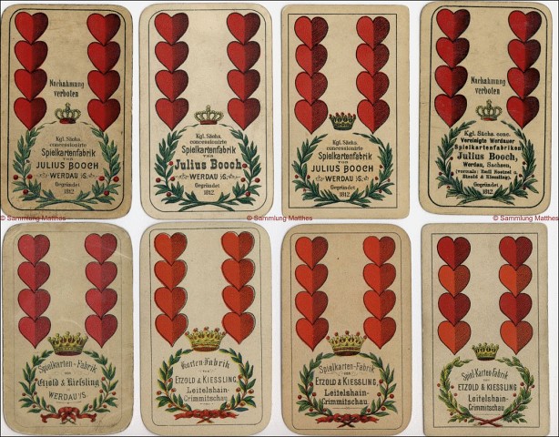 Preislisten und Schwerterkarten