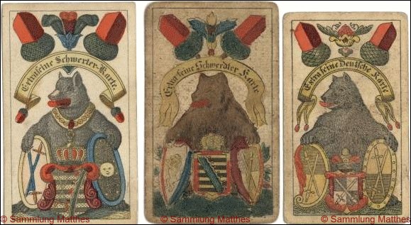 Preislisten und Schwerterkarten