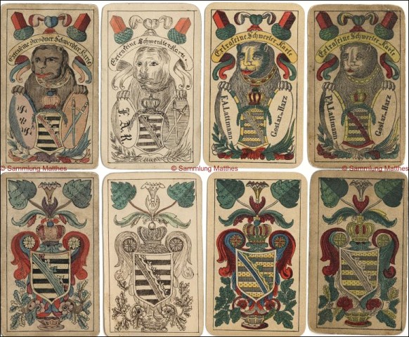 Preislisten und Schwerterkarten