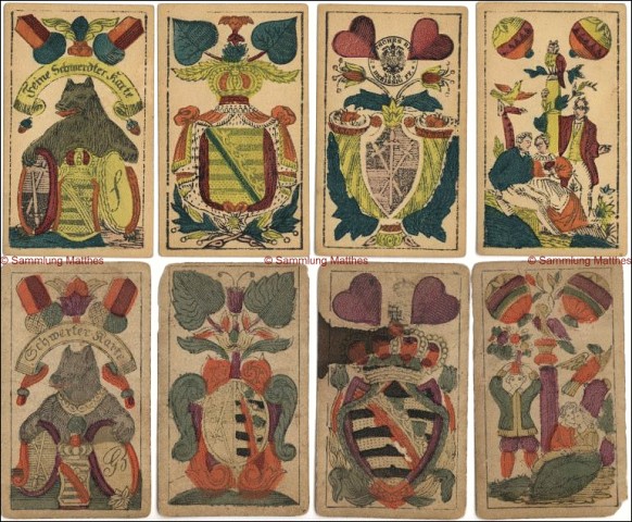 Preislisten und Schwerterkarten