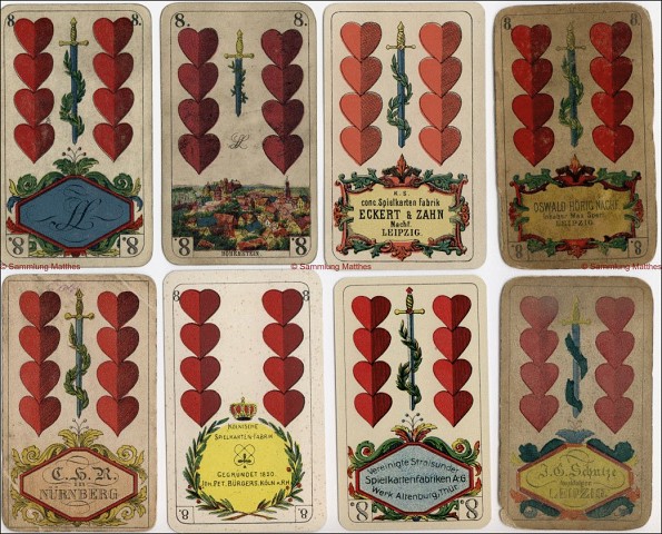 Preislisten und Schwerterkarten