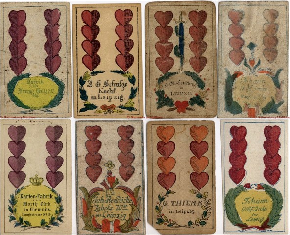 Preislisten und Schwerterkarten