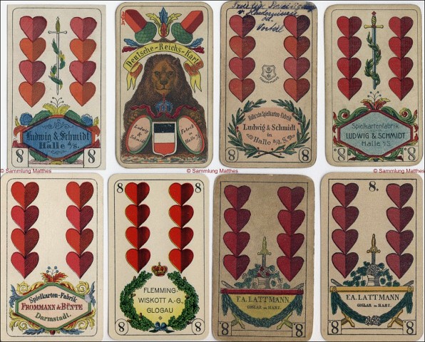 Preislisten und Schwerterkarten