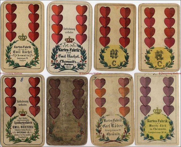 Preislisten und Schwerterkarten