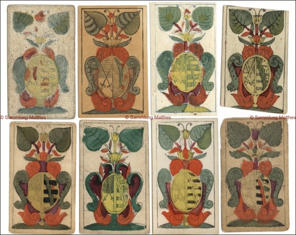 Preislisten und Schwerterkarten